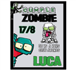 Invitación Zombies Pers